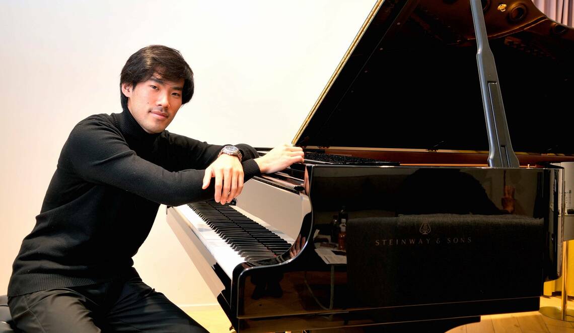 「ピアノはたくさんある選択肢の1つ」と語るブルース・リウ氏(撮影:梅谷秀司)