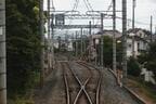 南桜井駅の少し手前、単線から“複線”への分かれ目だ