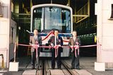 記念式典での5501編成（写真：南海電気鉄道）