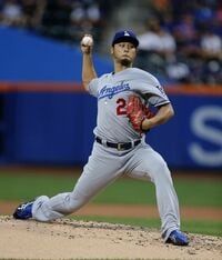 ダルビッシュ､ドジャース移籍初登板で白星 メッツに6─0で勝利