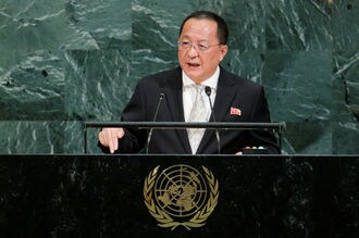 北朝鮮外相､トランプ投稿を宣戦布告と主張