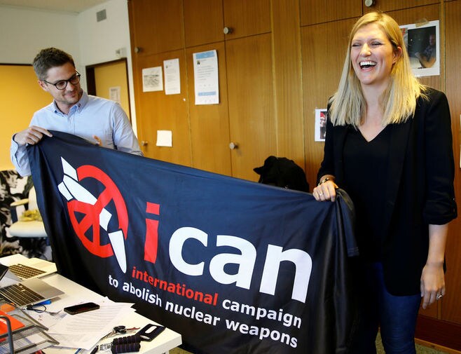 ノーベル平和賞の栄誉は核廃絶NGOの｢ICAN｣