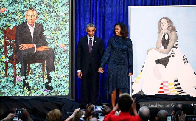 これがスミソニアン｢オバマ夫妻肖像画｣だ