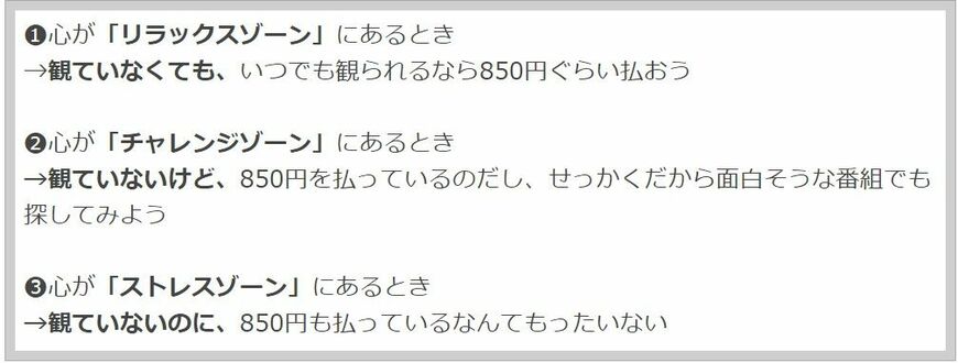 心の状態で判断をする