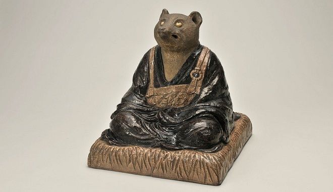 U*O様 レア　道八和尚狸　仁阿弥道八　　京焼　H 12㎝W 12㎝重38g和尚 仁阿弥道八のたぬき｜開運！なんでも鑑定団｜テレビ東京