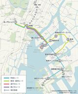 本格運行時のルート予定図（画像：東京都都市整備局）