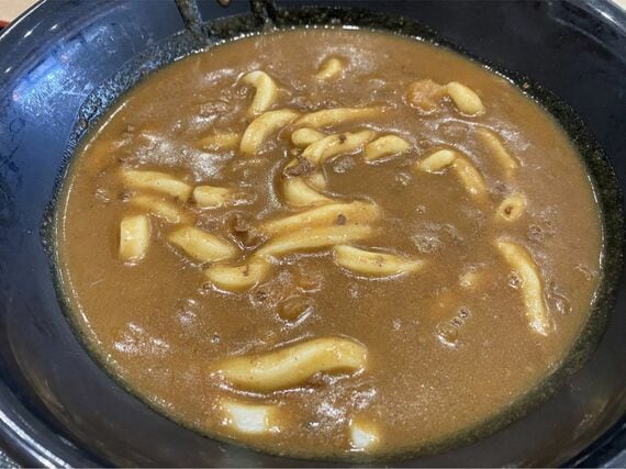 カレーぶっかけうどん