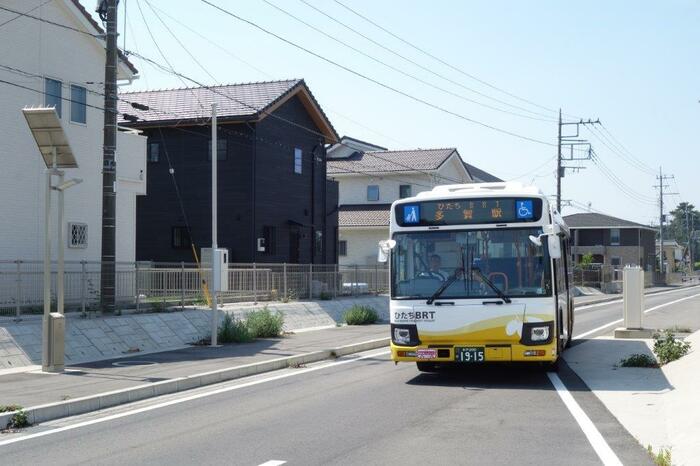 大沼乗降場周辺にはBRTの整備に合わせて新しい住宅地が開発中