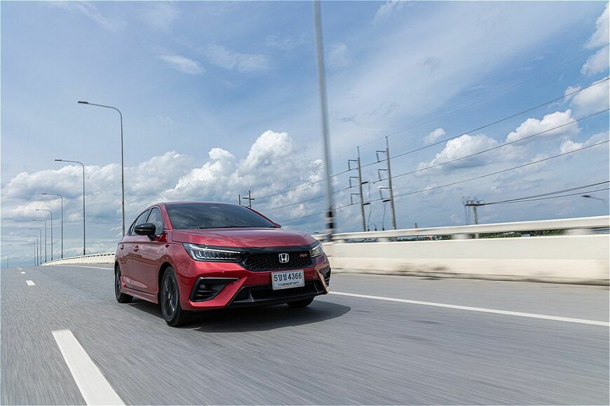 タイ仕様のホンダ「シティ・ハッチバック」（写真：三木宏章）