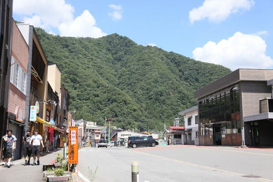 群馬県  水上温泉街 JR水上駅