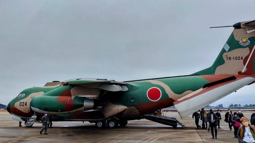 2月13日、在京メディア向けに与那国島の駐屯地等の視察が実施された新田原基地（宮崎）（写真：筆者提供）