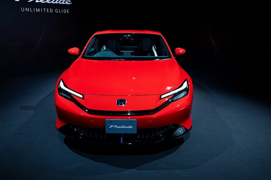 ホンダの新型「プレリュード」（写真：三木 宏章）
