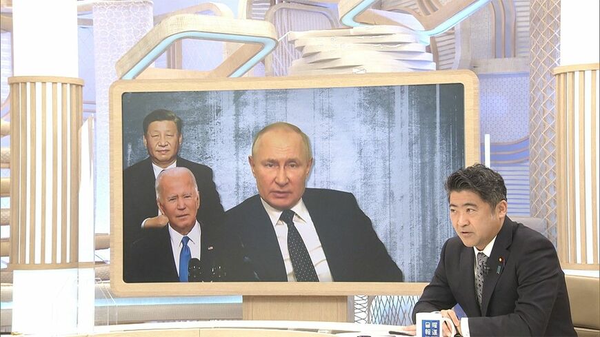 ロシアによる侵攻が懸念されているウクライナ情勢について議論が行われた（写真：FNNプライムオンライン）この記事の画像を見る(◯枚)
