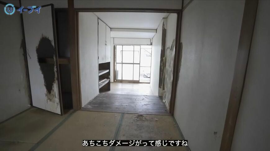 汚れと損傷の激しかった2階もきれいになった（画像：「イーブイ片付けチャンネル」より）
