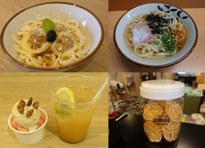 ジャンボフェリーの船内グルメ。なかなかの充実ぶりだ（筆者撮影） 