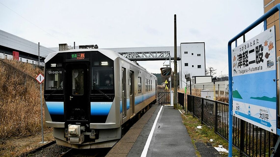 津軽線 津軽二股駅