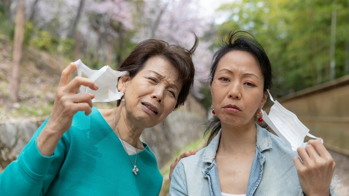 健康のためにしていたマスクが、今やストレス源になっている(写真:kumikomini/Getty Images Plus)