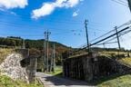 葛生駅の先に延びていた貨物線の跡