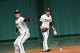 オリックスブルペン、山本由伸、宮城大弥（写真：筆者撮影）