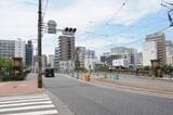 被爆橋梁である荒神橋。今後は軌道が撤去される（撮影：伊原薫）
