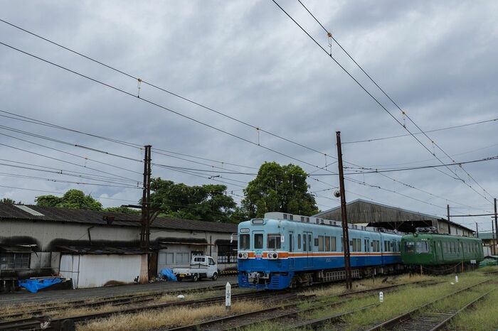 南海電鉄や東急電鉄で活躍した車両も見える