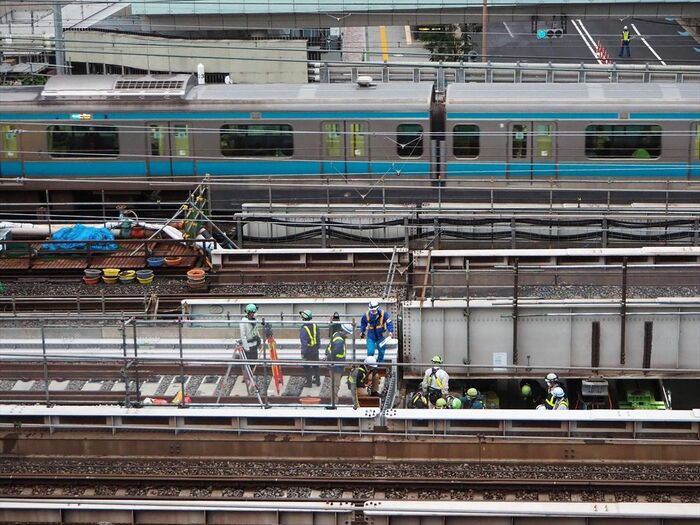 桁は少しずつ手前に移動させる