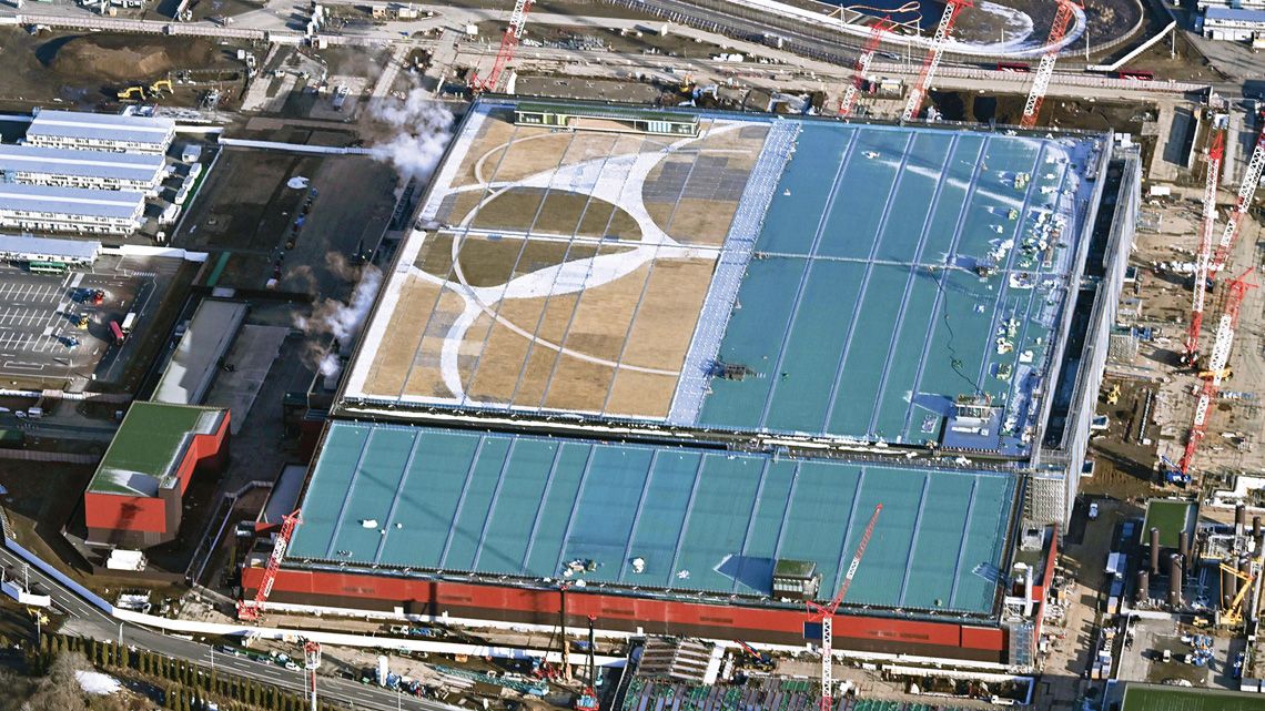 北海道千歳市のラピダスの工場