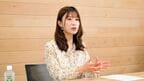インタビュー時の西澤由夏アナ