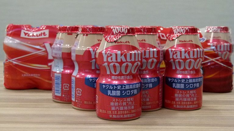 一世を風靡した「ヤクルト1000」はブームが去り低迷。糖質オフ商品を投入も、初動はカニバリゼーションに苦しんだ（編集部撮影）