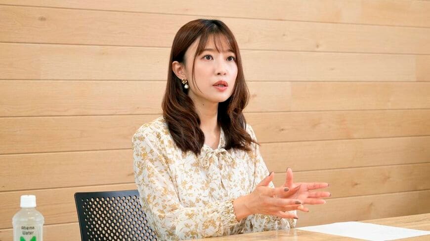 西澤由夏アナウンサーのインタビュー