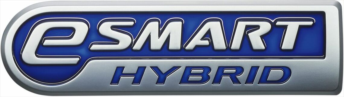 e-SMART HYBRIDのエンブレム（写真：ダイハツ）
