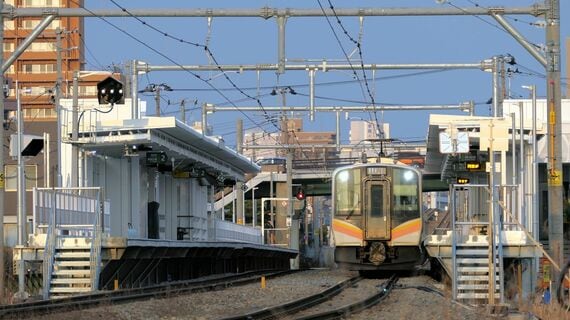 JR越後線 上所駅 新潟市