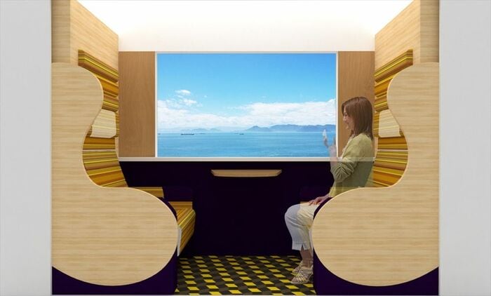 1号車「ファーストシート」の内装