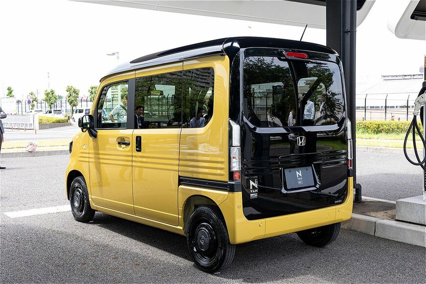 ホンダ新型軽商用EV「N-VAN e:」のディテール（写真：三木宏章）