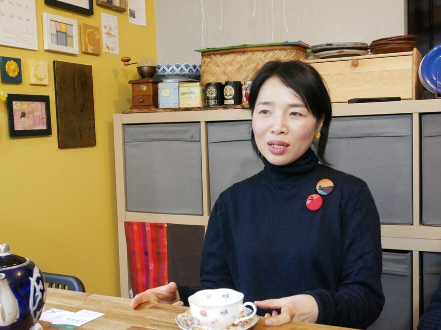 「折り合わなくてもお互いの意見を話すことが大事」とハナさん（写真：編集部撮影）