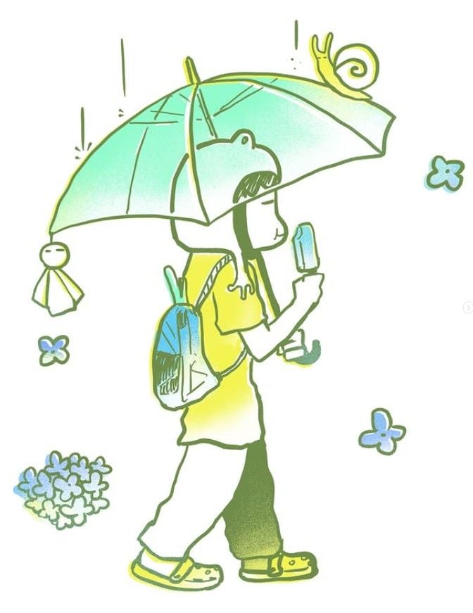 中国よりものんびりした日本が自分には合っているとZONさんは語る（イラスト：ZONさん）