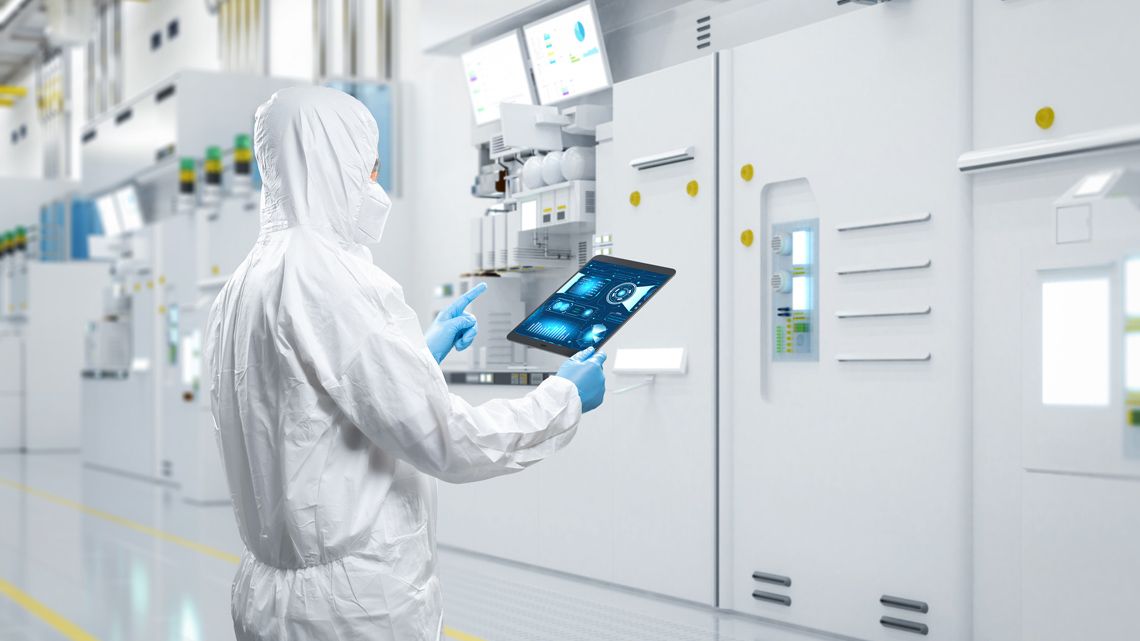 半導体の製造現場のイメージ
