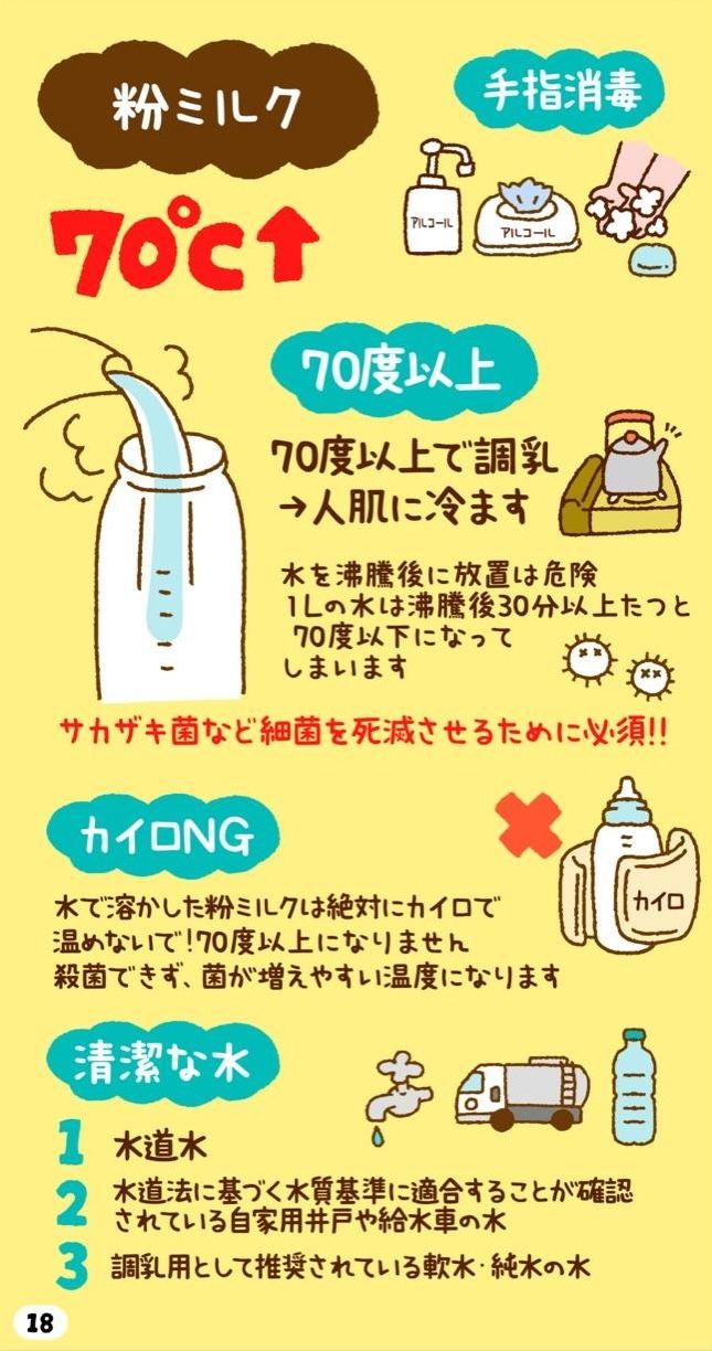 災害時のミルクについて