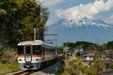 実はほとんどが山梨県側を走るJR身延線。車窓から富士山が見えるのは写真の静岡県側に集中している（撮影：鼠入昌史）
