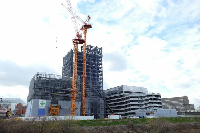 建設工事が進む第3工区