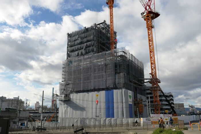 建設工事が進む第3工区