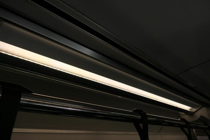 車内照明もLEDにリニューアル