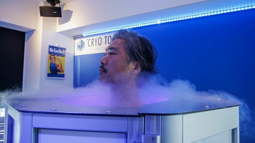 3分でととのう！ マイナス180℃でさくっと疲労回復できる「超冷却サウナ」を体験しました（写真：Ryo Toyoda）