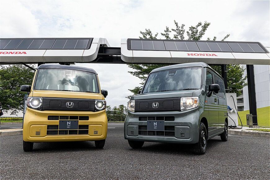 ホンダ新型軽商用EV「N-VAN e:」のディテール（写真：三木宏章）