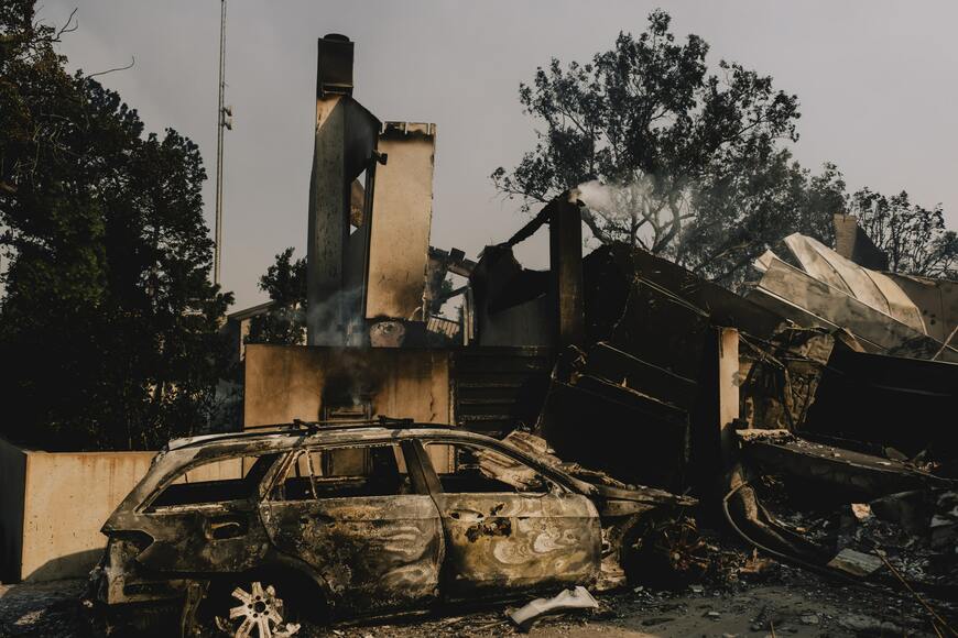 パリセーズ地区（写真：Mark Abramson/The New York Times）