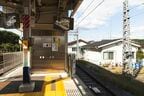 越生駅では車止めのある北側にトイレ。