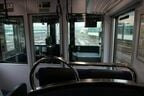 運転席の反対側の前面展望
