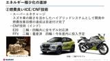 ニ輪車/四輪車ともにフレックスフューエル対応車を実装（10年先を見据えた技術戦略2025資料より）