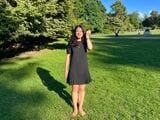この取材のためにわざわざ着てきてくれて、とってもありがたい（筆者撮影）