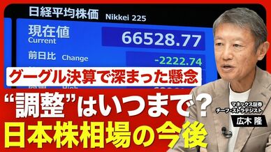 【年末7万5000円も？日経平均の今後】AI・半導体株"調整”の背景／…
